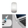 Kit Mouse e Teclado sem Fio:branco - 4