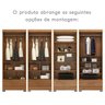 Guarda Roupa Smart Plus Rodial Cinamomo - 4
