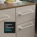 Ver imagem 6 de Armário de Cozinha Compacta 180cm Rustic/crema Easy Madesa
