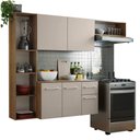 Ver imagem 2 de Armário de Cozinha Compacta 180cm Rustic/crema Easy Madesa