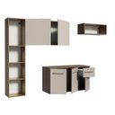 Ver imagem 4 de Armário de Cozinha Compacta 180cm Rustic/crema Easy Madesa