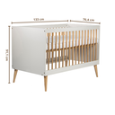 Ver imagem 6 de Berço Americano para Quarto de Bebê Linha Retrô 2 em 1 Quater