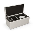 Ver imagem 3 de Calçadeira Recamier Baú Para Cama Box Solteiro Dália 100x50 Cm W01 Linho Champagne - Lyam Decor
