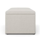 Ver imagem 7 de Calçadeira Recamier Baú Para Cama Box Solteiro Dália 100x50 Cm W01 Linho Champagne - Lyam Decor