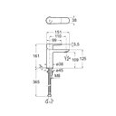 Ver imagem 3 de Monocomando para Lavatório de Mesa Bica Baixa Cala Roca