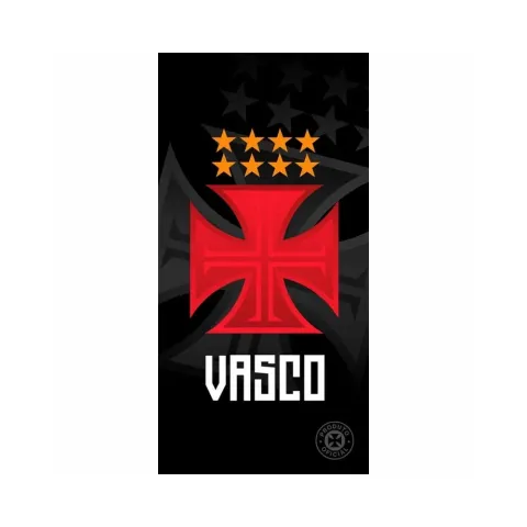 Toalha Vasco Banho Veludo Est207633 70x140 001 1pc