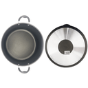 Ver imagem 5 de Kit com 3 Caçarolas Dona Chefa Anti Aderente Tampa de Vidro 24cm 26cm 28cm