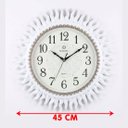 Ver imagem 4 de Relógio de Parede Místico Solar Branco Oriental Rustico 45cm