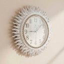 Ver imagem 3 de Relógio de Parede Místico Solar Branco Oriental Rustico 45cm