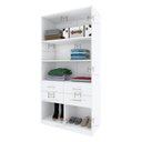 Ver imagem 4 de ARMÁRIO PRATELEIRAS E GAVETAS M113.2021.B (CLOSET LOJA) MUNDI MOVEIS