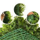 Ver imagem 4 de 23 Placas Decorativas para Muro Verde Artificial com Folhas Permanentes e Visual Premium
