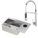 Ver imagem 1 de Kit Cuba Gourmet Zurique Aço Inox 304 e Torneira Gourmet Genebra Monocomando Goldenx