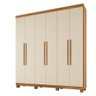 Guarda Roupa Milão 6 Portas 3 Gavetas 7 Prateleiras - Benetil - 1