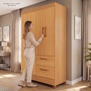 Ver imagem 7 de Guarda-Roupas Brilho 100% MDF 4 Portas 2 Gavetas