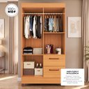 Ver imagem 4 de Guarda-Roupas Brilho 100% MDF 4 Portas 2 Gavetas