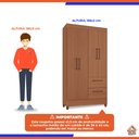Ver imagem 4 de Guarda-Roupas Star 100% MDF Tuboarte 4 Portas 2 Gavetas
