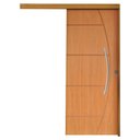 Ver imagem 1 de Porta de Correr Belissima 6 Trilho Embutir Pux. Curvo Cromado 1.02 X 2.10 Lado Direito – Hale