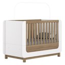 Ver imagem 1 de Berço Americano Mini Cama Aconchego Branco/jequitibá - Móveis Henn