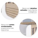 Ver imagem 5 de Berço Americano Mini Cama Aconchego Branco/jequitibá - Móveis Henn
