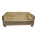 Ver imagem 2 de Cama Pet Gato Cachorro Cão Caminha Madeira Maciça Pinus 22x70x50cm