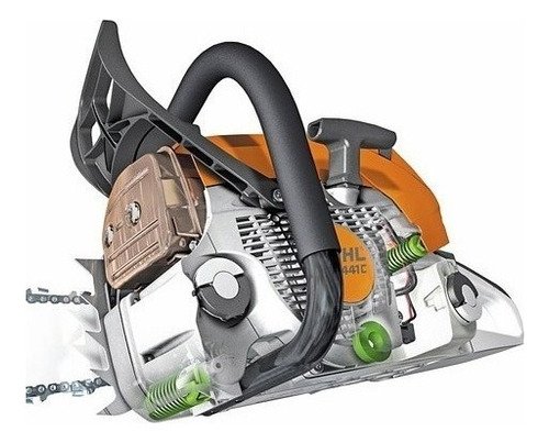 Motosserra À Gasolina Stihl 72.2cc Ms 382 5.3cv Sabre 50cm Cor:laranja - 5