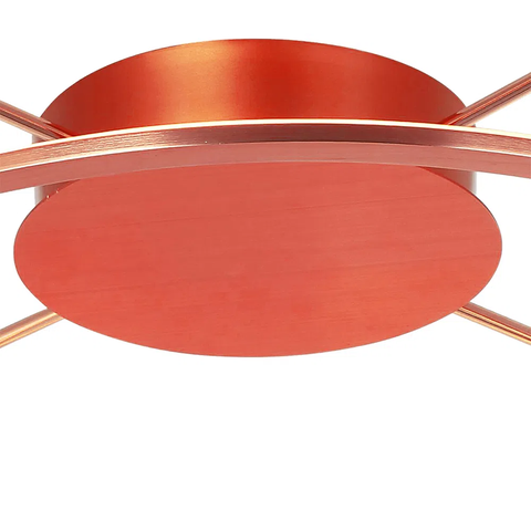 Plafon de Sobrepor Lúmina Rose Gold (d)60cm (a)17cm 1x45w 3000k 2250lm - Bb016le