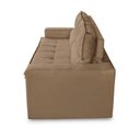Ver imagem 7 de Sofá Retrátil e Reclinável 3 Lugares com Molas 1,80m Vanessa Suede Cappuccino Kaleo Decor