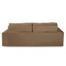 Sofá Retrátil e Reclinável 3 Lugares com Molas 1,80m Vanessa Suede Cappuccino Kaleo Decor - 5