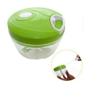 Mini Processador Branco Manual de Alimentos e Triturador P