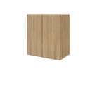 Ver imagem 4 de Mesa Escrivaninha 1,5m C/ Balcão e Armário Aéreo 2 Portas F5 Cor:macadâmia com Branco