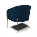 Ver imagem 7 de Cadeira Sala de Jantar Pé Ferro Dourado Kit 2 Stella Bouclê D03 - D'Rossi