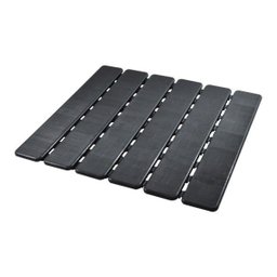 Tapete Estrato Antiderrapante para Banheiro Box Cor: Preta - 2