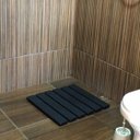 Ver imagem 3 de Tapete Estrato Antiderrapante para Banheiro Box Cor: Preta