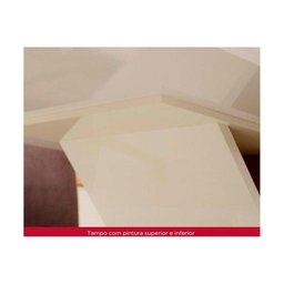 Conjunto: Mesa Sala Jantar Sala Henn Epic Tampo MDF c/ Vidro 160cm + 6 Cadeiras Vita Nature/Veludo - 5