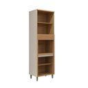 Ver imagem 3 de Torre Simples G77 2 Portas MDF Jequitibá-Gris Fosco Gran Belo
