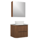 Ver imagem 1 de Conjunto Gabinete Suspenso para Banheiro Estela 2g 60cm