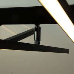 Lustre Moderno Traço Articulado Led Nórdico 8h-3000k-preto - 6