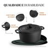 Caçarola Estilo Redonda Alça e Tampa de Ferro 22x16,5cm 3,8l – Panela Mineira - 2