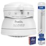 Chuveiro Ducha Pratik 127v 5500w 4T c/ Braço de Chuveiro 40cm Incluso - 1