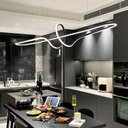 Ver imagem 2 de Pendente Moderno Preto 100cm Led 36w 3000k Bivolt 14529-pl