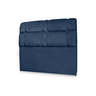 Cabeceira Baú Imperatriz Cama Box Casal 140 cm Suede Azul Marinho - DL Decor - 2