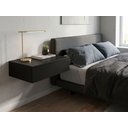 Ver imagem 3 de Penteadeira Gaveta Suspensa 50cm MDF com Gaveta Trilho Telescópico Mesa Maquiagem Camarin - Preto