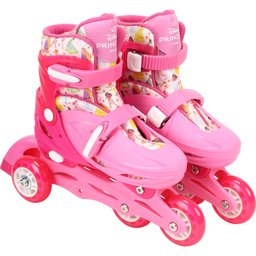 Kit Patins 2 em 1 4 Rodas Tamanho 32/35 Princesas - Bbr Bbr Toys - 2