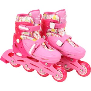 Kit Patins 2 em 1 4 Rodas Tamanho 32/35 Princesas - Bbr Bbr Toys