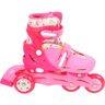 Kit Patins 2 em 1 4 Rodas Tamanho 32/35 Princesas - Bbr Bbr Toys - 4