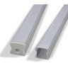 Perfil Sobrepor 17mm Alumínio Escovado 1 metro p/ Fita LED ST1095 - 1