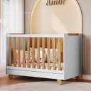 Ver imagem 1 de Berço Minicama 4 em 1 Americano 100% Mdf Levy Espresso Móveis