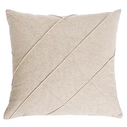 Capa Almofada Linho Cru Drapeada 45x45 - 1