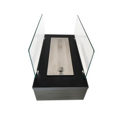 Lareira Ecológica 60 cm Preto / Preta Inox - 2