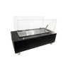 Lareira Ecológica 60 cm Preto / Preta Inox - 6